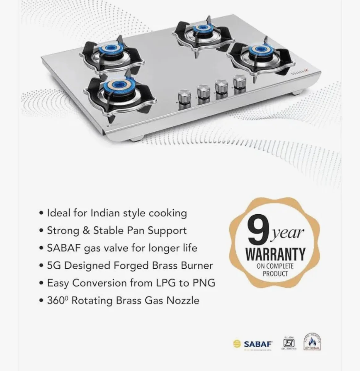 Sujata robusto 4B manual stove 4