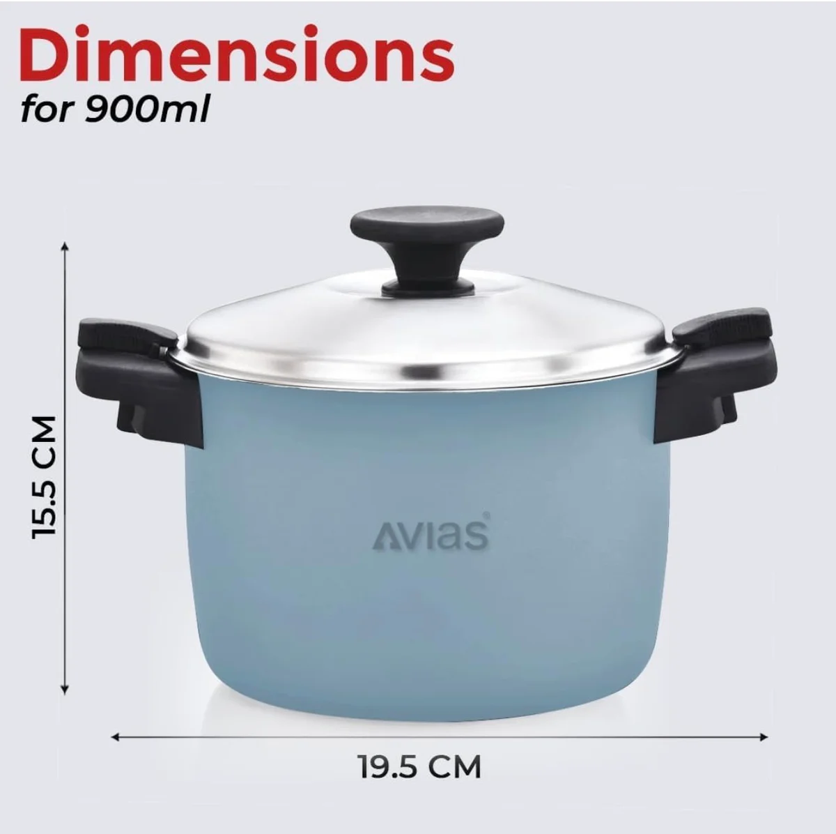 AVIAS Fabius Compact Vacuum Insulated Hot & Cold Casserole, 900ml 3
