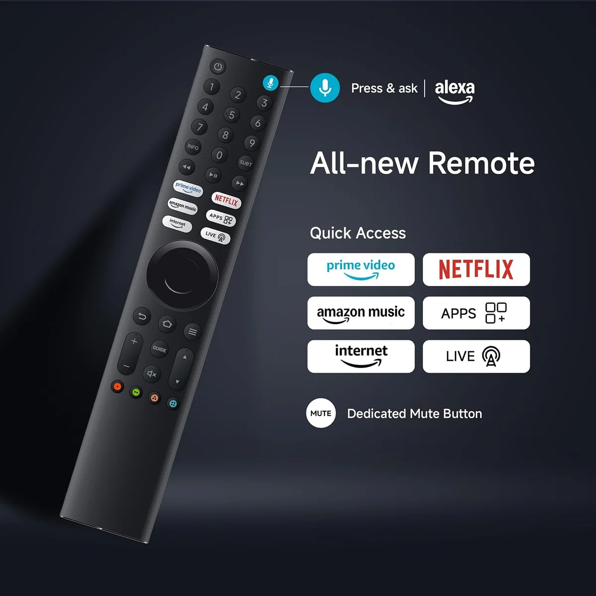 Xiaomi 108 cm (43 inch) FX Pro QLED Ultra HD 4K Smart Fire TV L43MB-FPIN 7