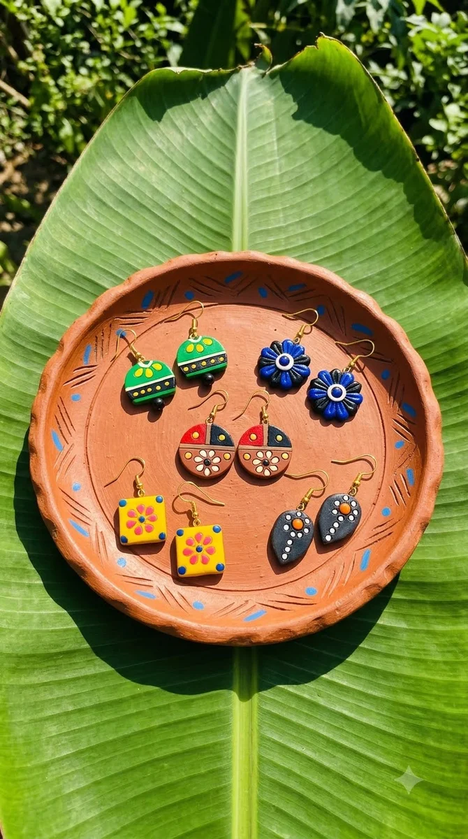 Terracotta Earrings - 04