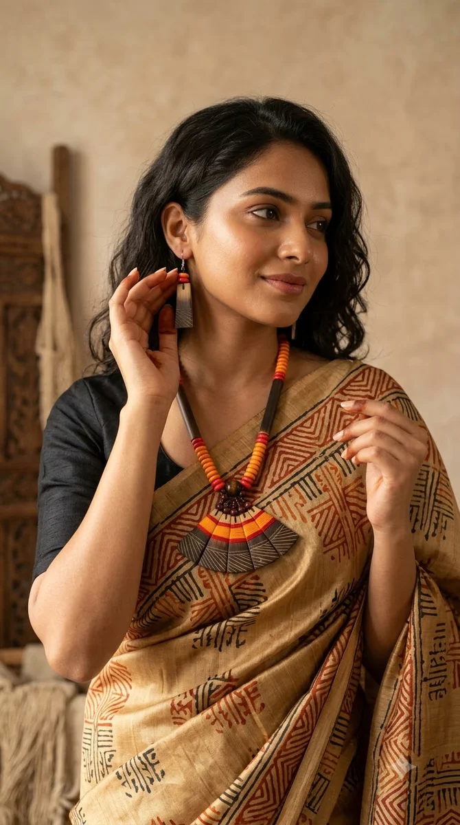 Bamboo Jewellery Set - 03