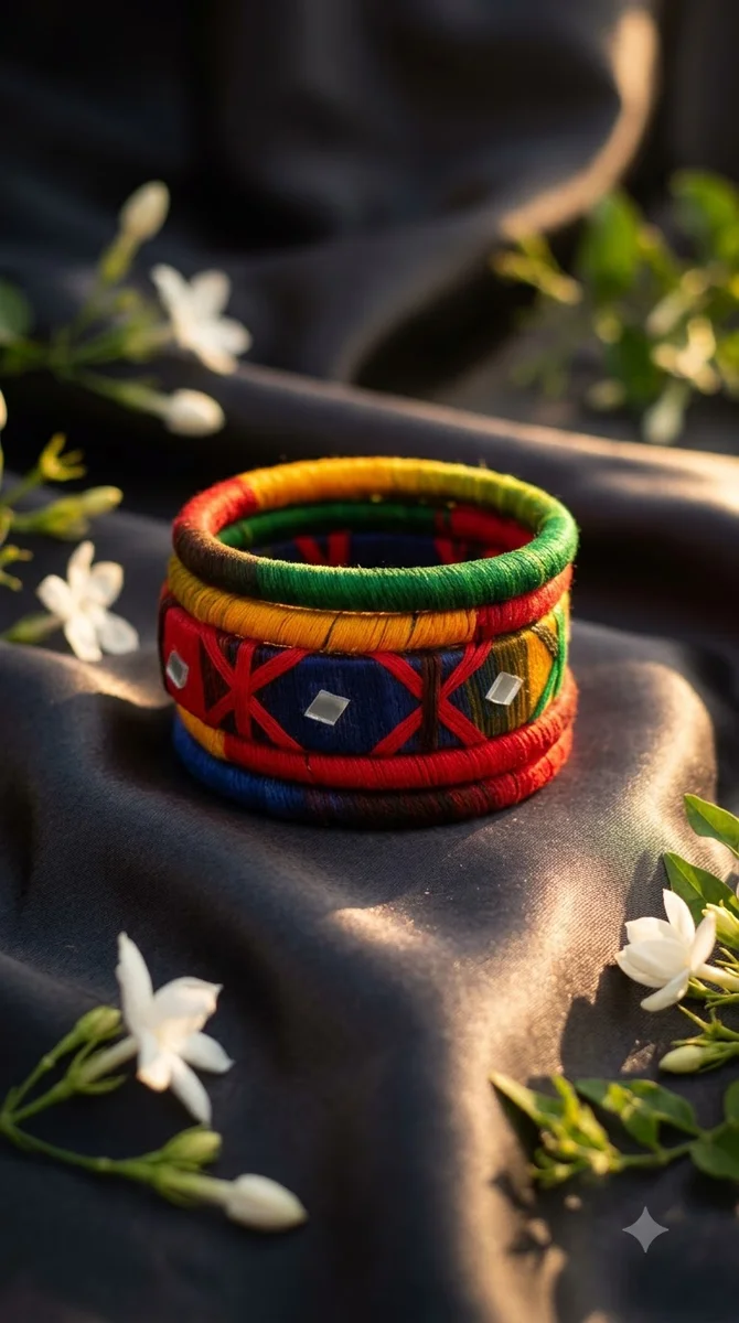 Fabric Bangle - 01