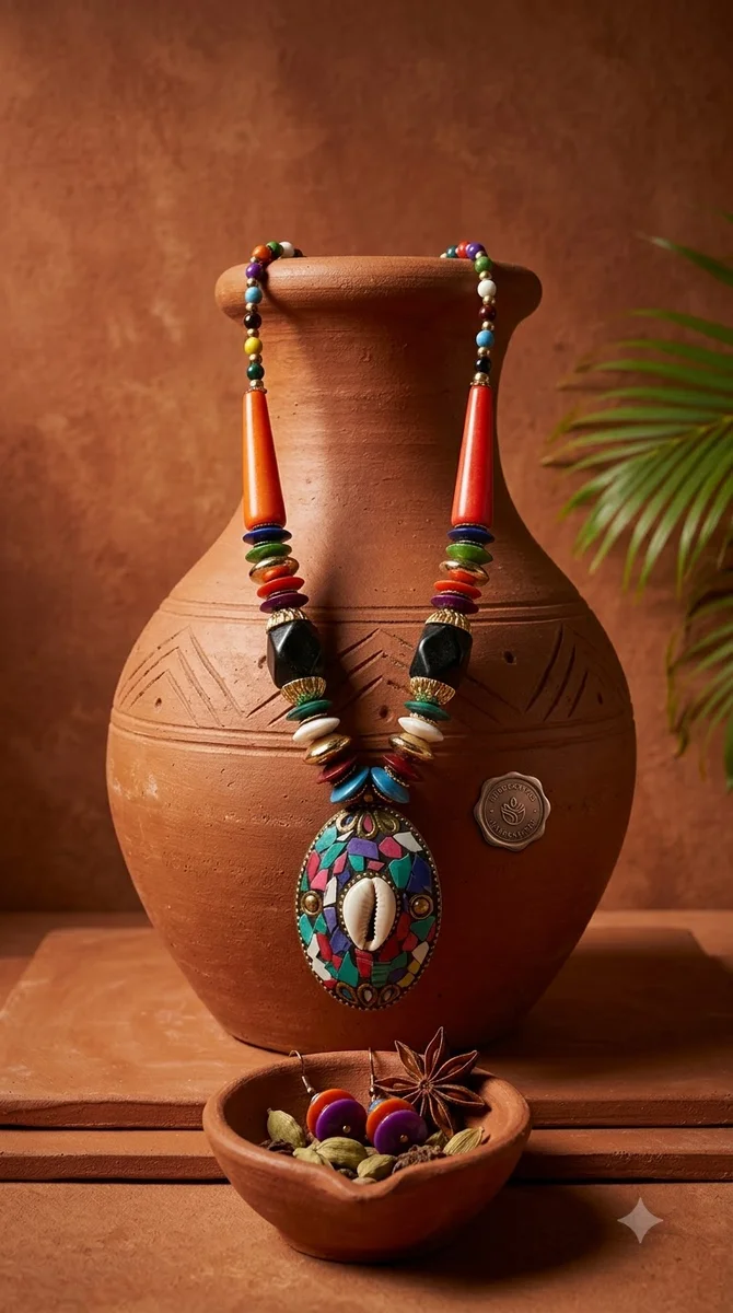 Oxidised Nacklace - 10