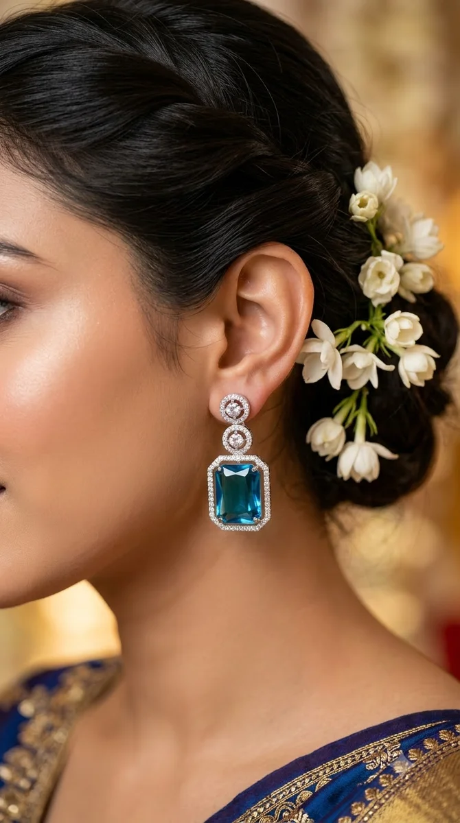 American Diamond Earrings - 12