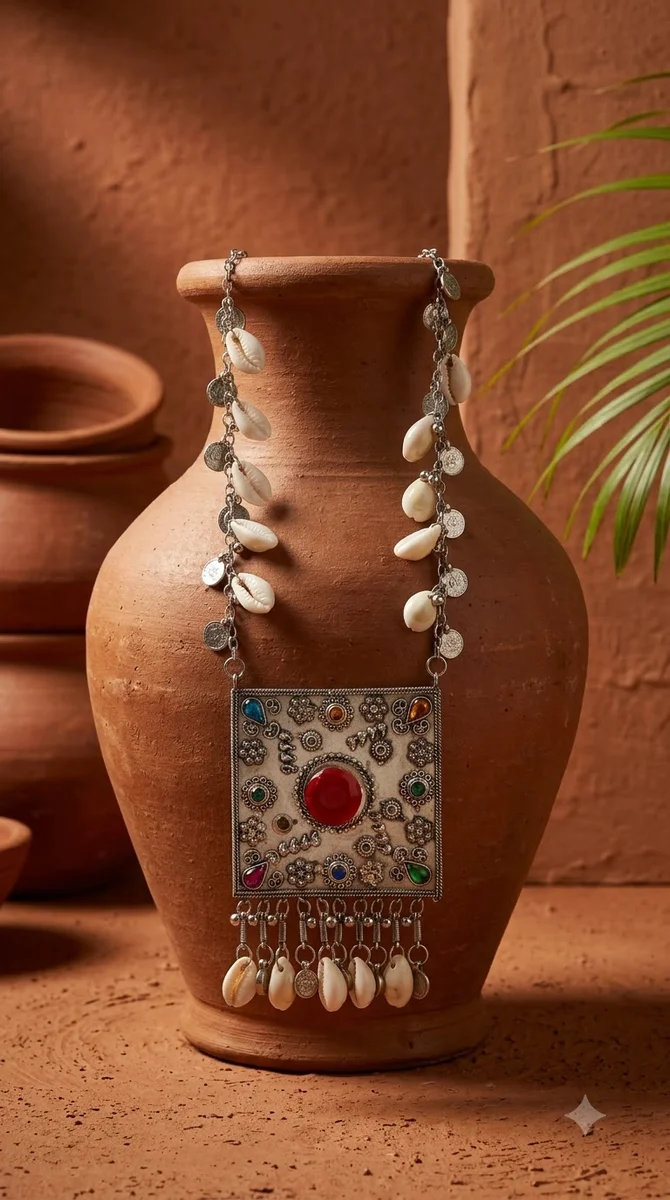 Oxidised Nacklace - 12