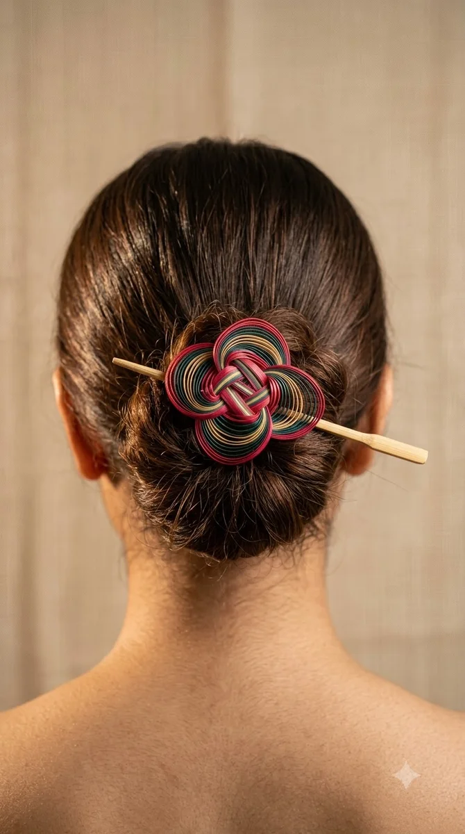 Bamboo Hair Bun Stic - 05