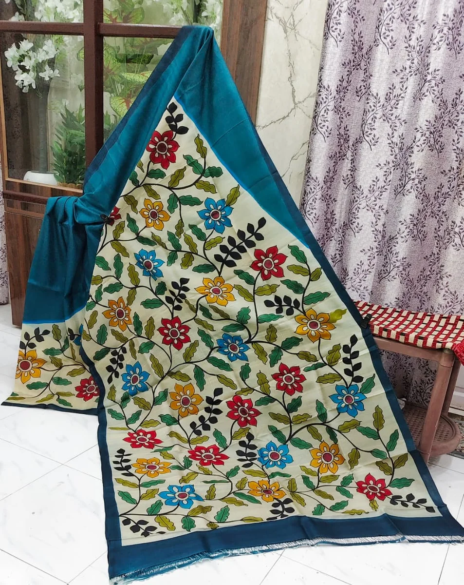 Silk Kalamkari Saree - 01