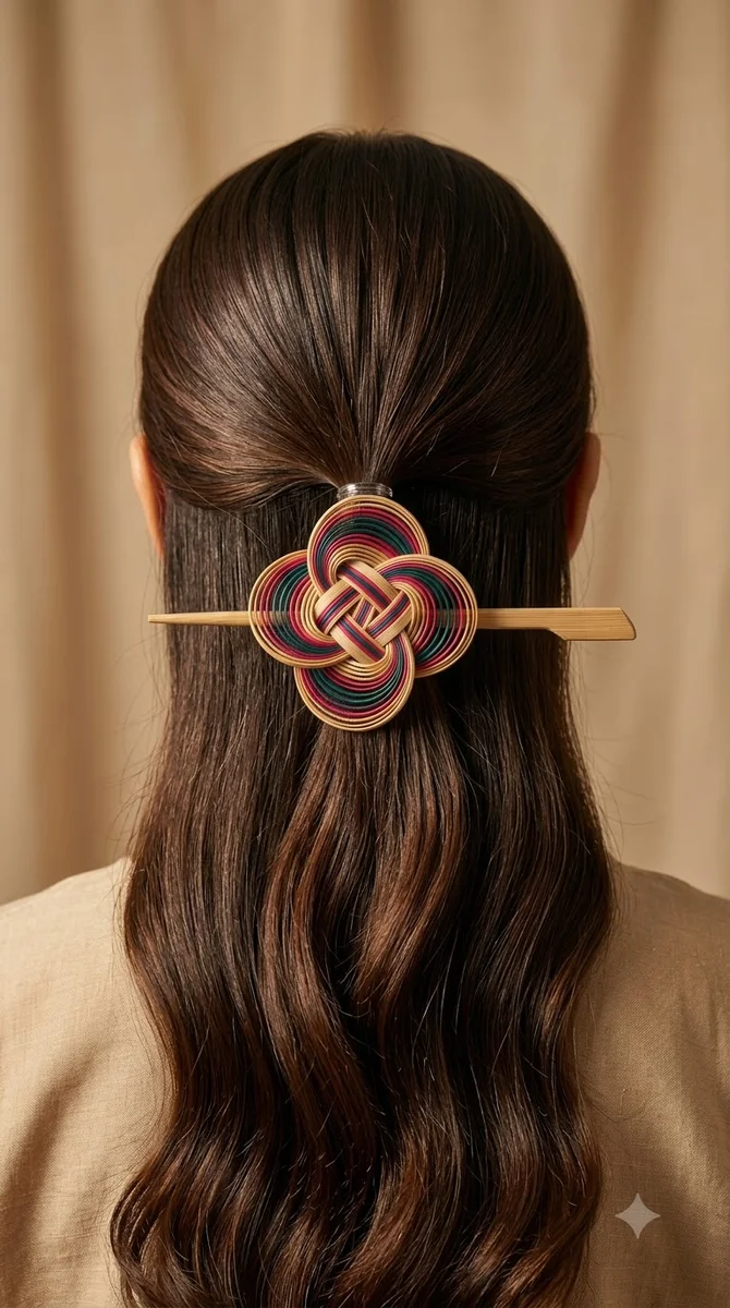 Bamboo Hair Bun Stick - 04