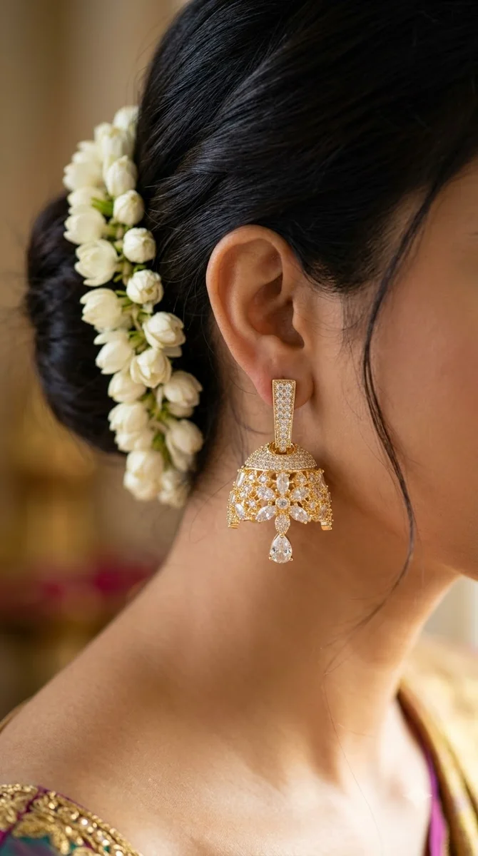 American Diamond Earrings - 10