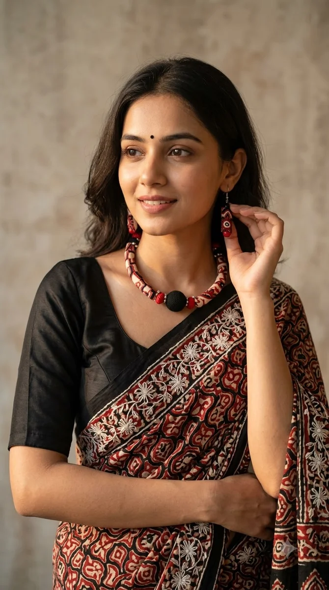 Pencil Pillow Fabric Choker Set - 02