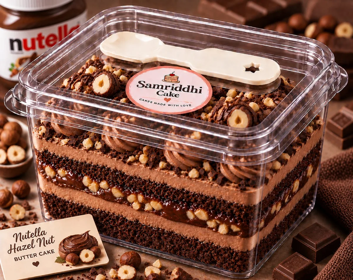 Nutella Hazelnut Butter Cake 500 gm