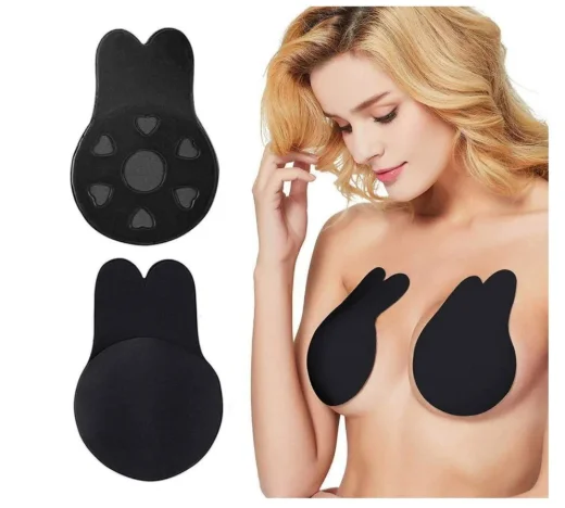 66 boobs lift up cloth black bra
