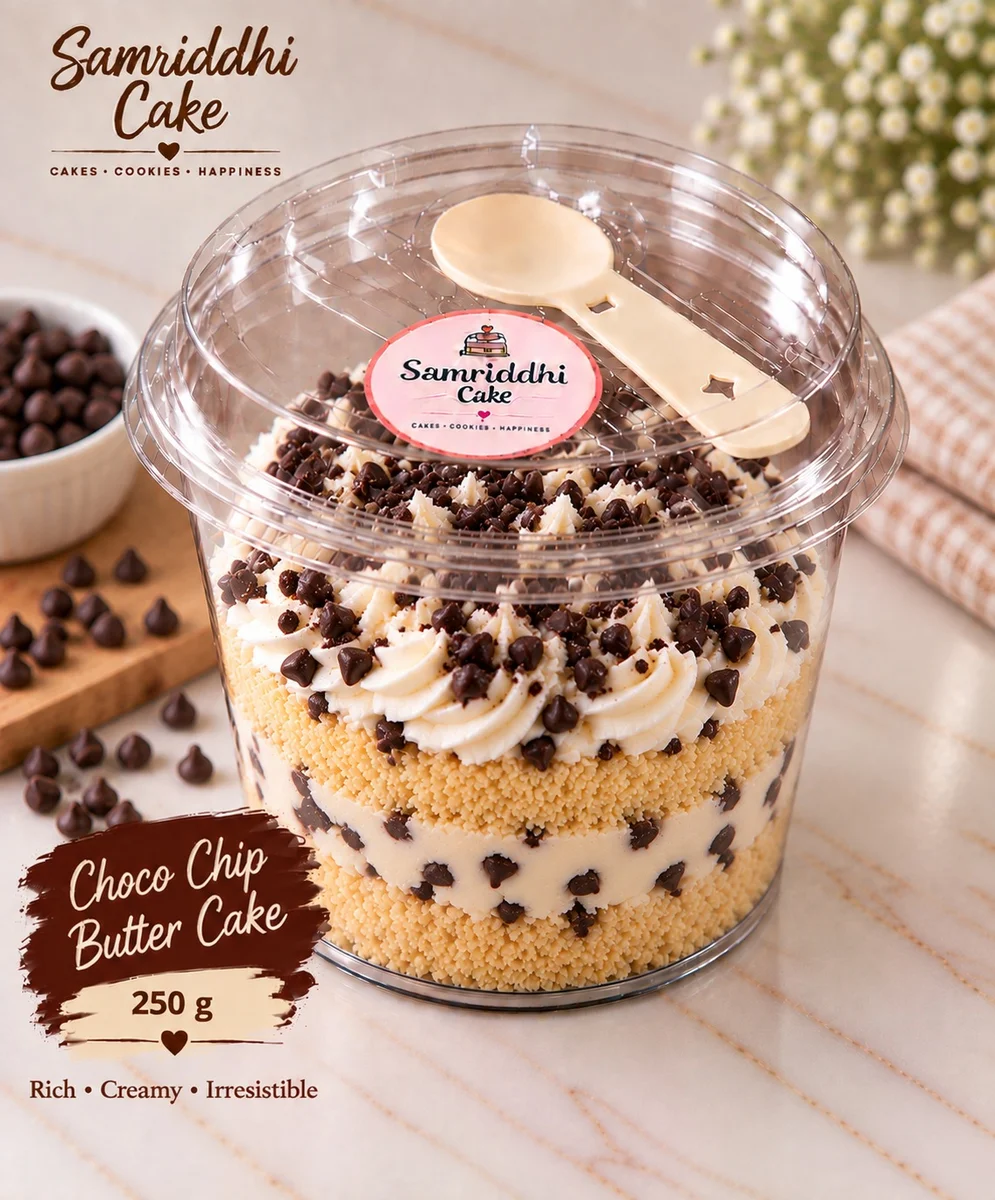 Choco Chip Butter Cake – 250 g