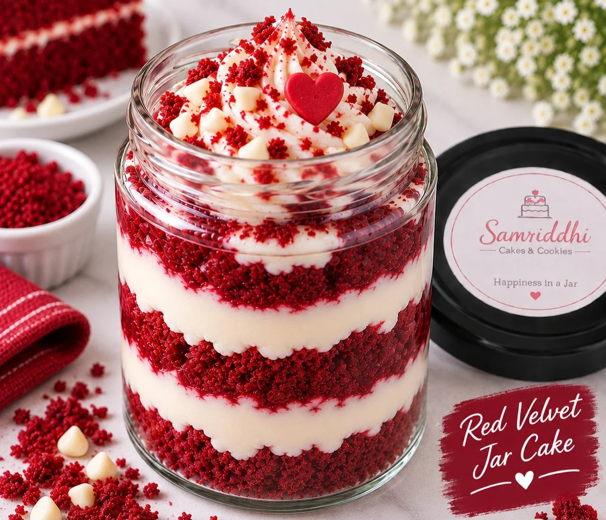 Red Velvet Jar Cake 150 kg