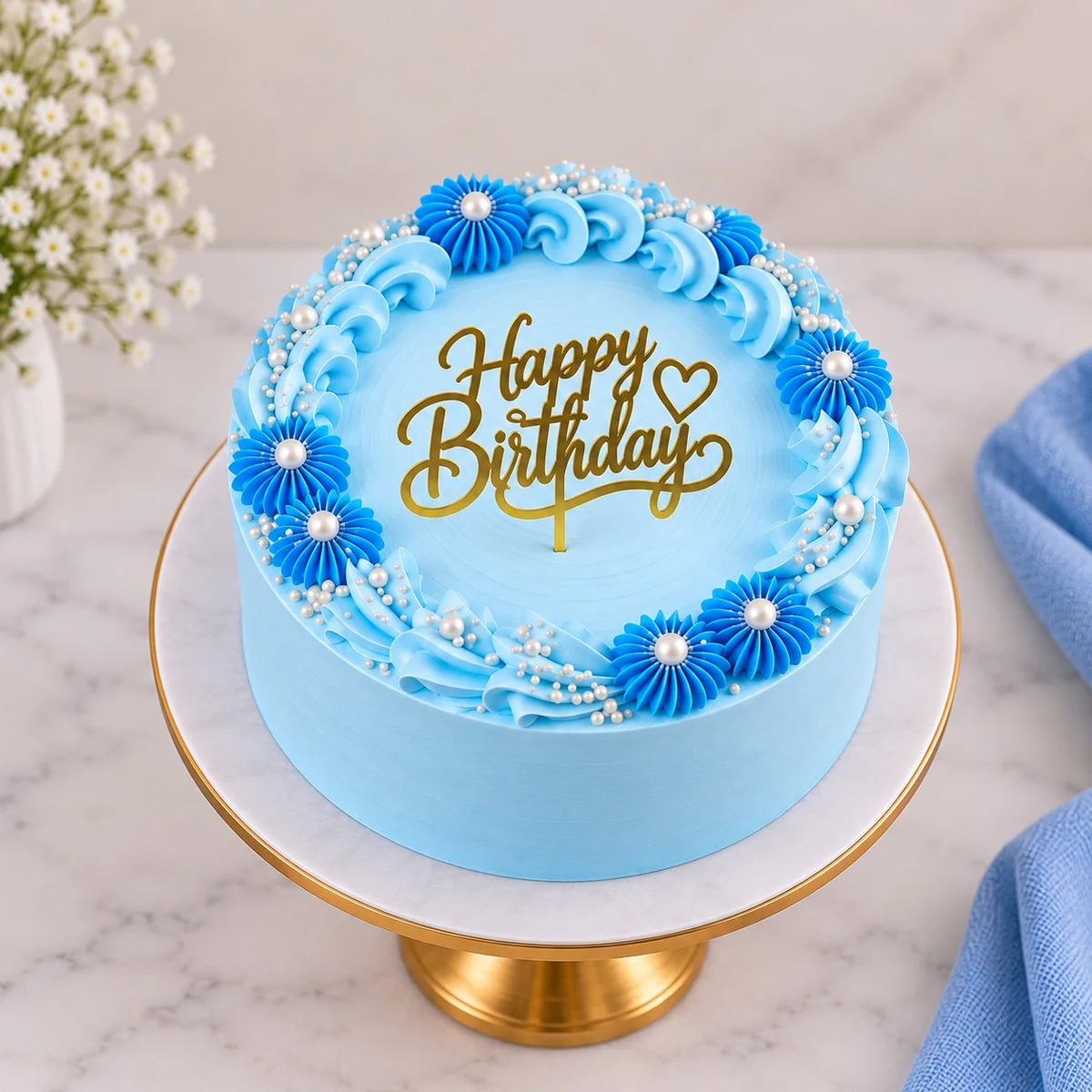 Blueberry Birthday Cake 500 gm