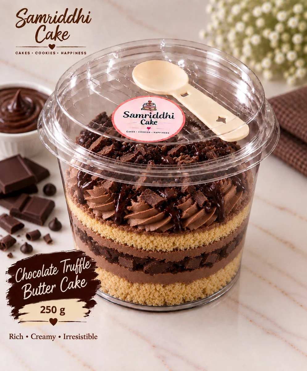 Chocolate Truffle Butter Cake – 250 g