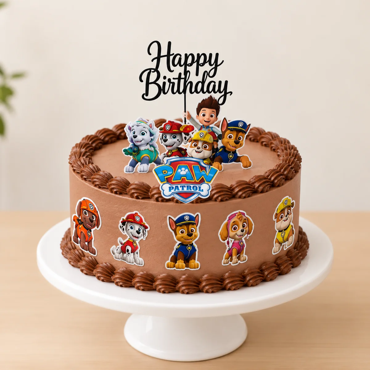 Paw patrol chocolate cake 500 gm