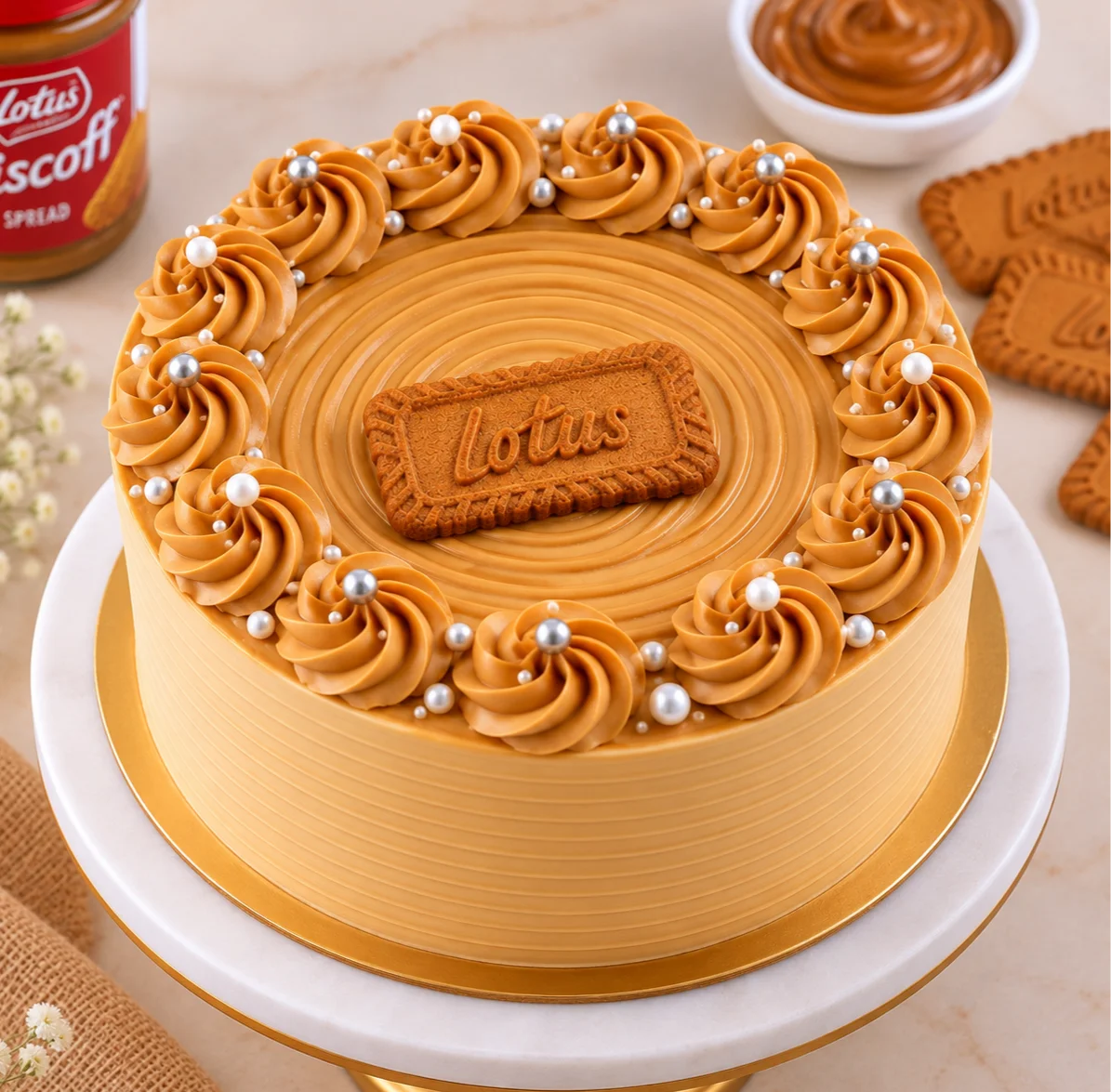 Elegant Biscoff Cake 500 gm