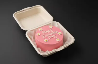 Pink Friendship Day Bento Cake – 250 g