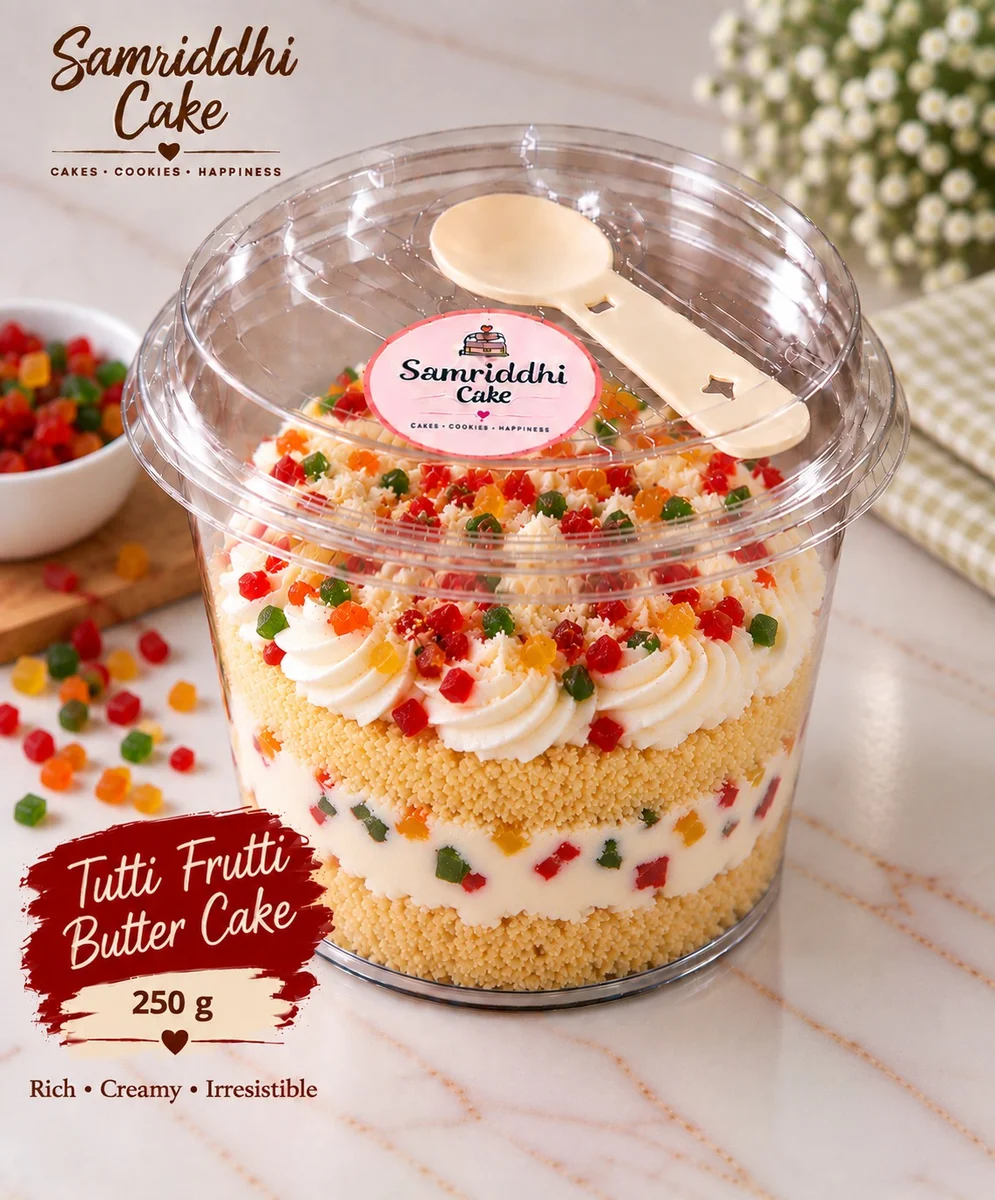 Tutti Frutti Butter Cake – 250 g