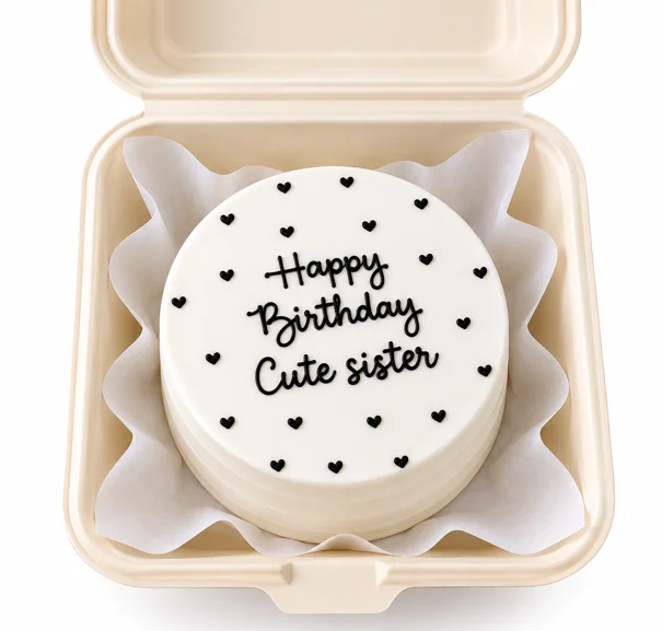 Happy Birthday Cute Sister Bento Cake – 225 gms