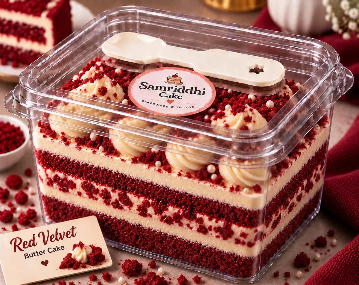 Red Velvet Butter Cake 500 gm