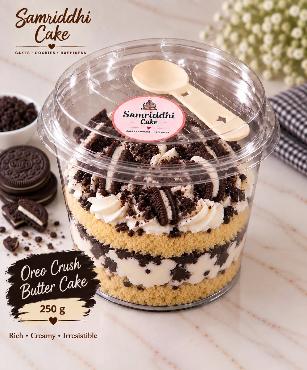 Oreo Crush Butter Cake – 250 g
