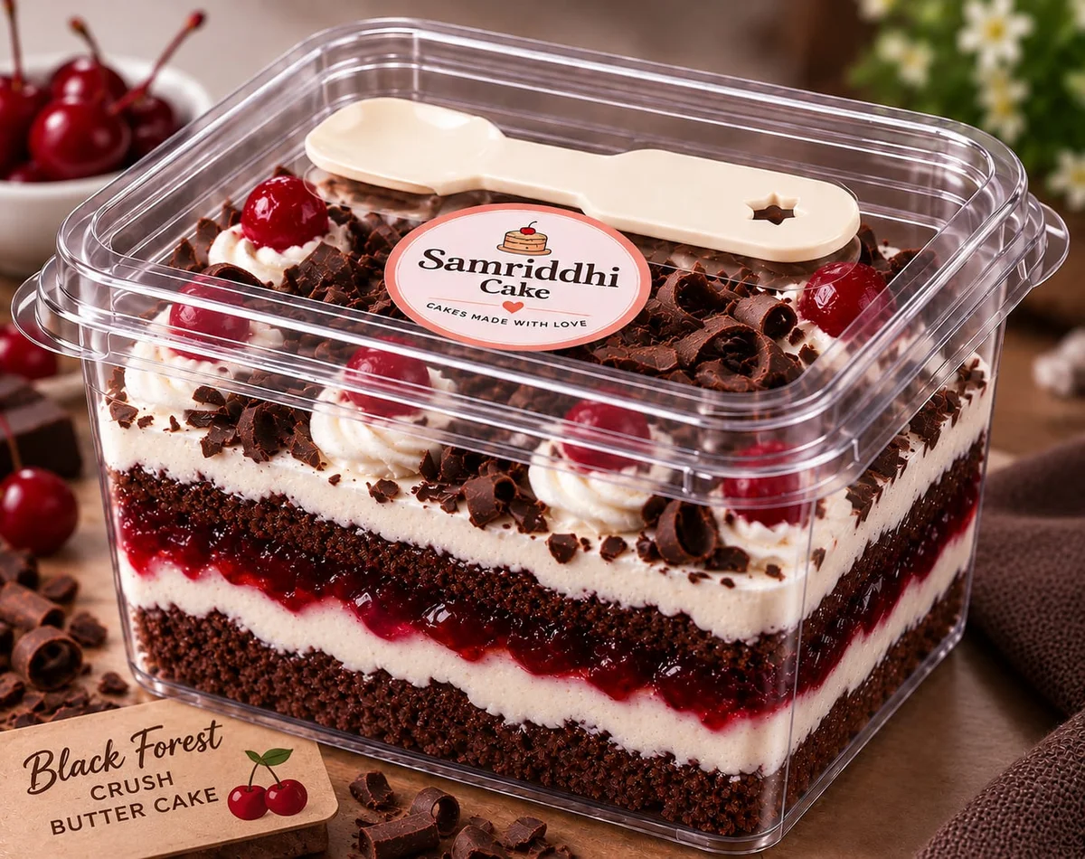 Black Forest Crush Butter Cake 500 gm