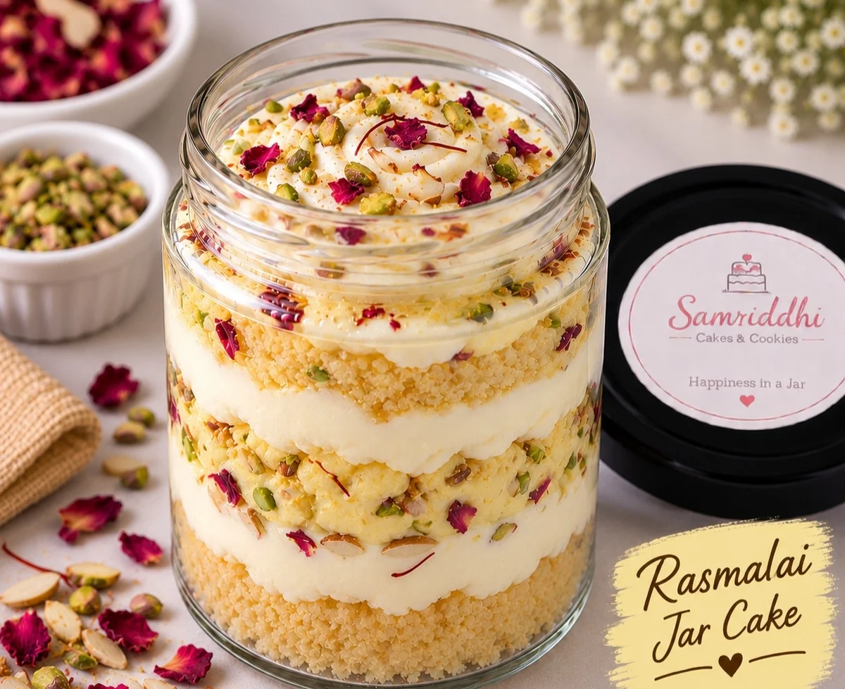 Rasmalai Jar Cake 150 gm