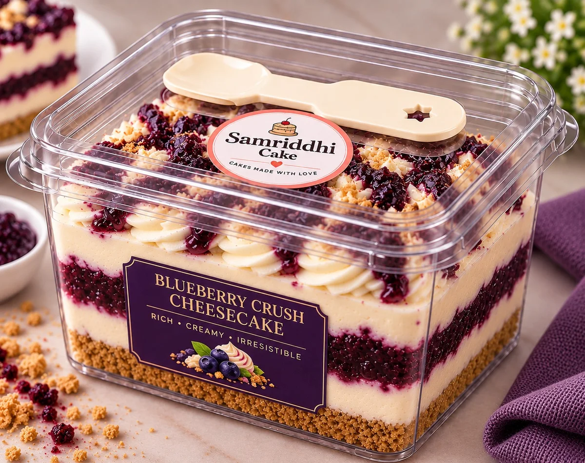 Blueberry Crush Cheesecake 500 gm