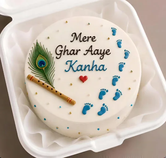 Jai Kanhaiya Lal Ki Janmashtami Bento Cake – 225 gm