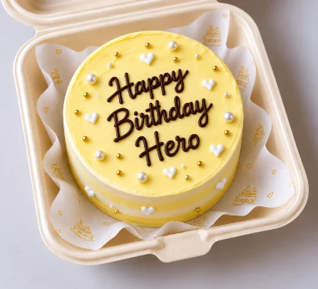 Butterscotch Bento Cake 225 gms
