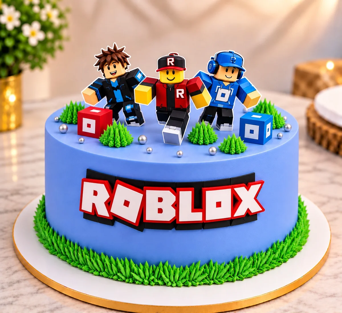 Roblox Gaming Adventure Birthday Cake