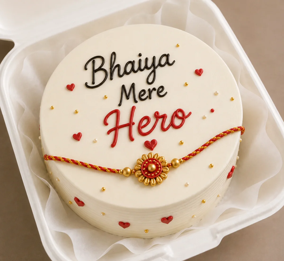 Bhaiya Mere Hero Rakhi Bento Cake – 250 g