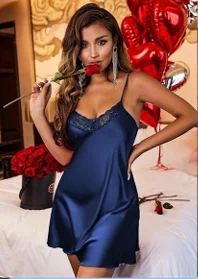 Black sku 603 silk satin