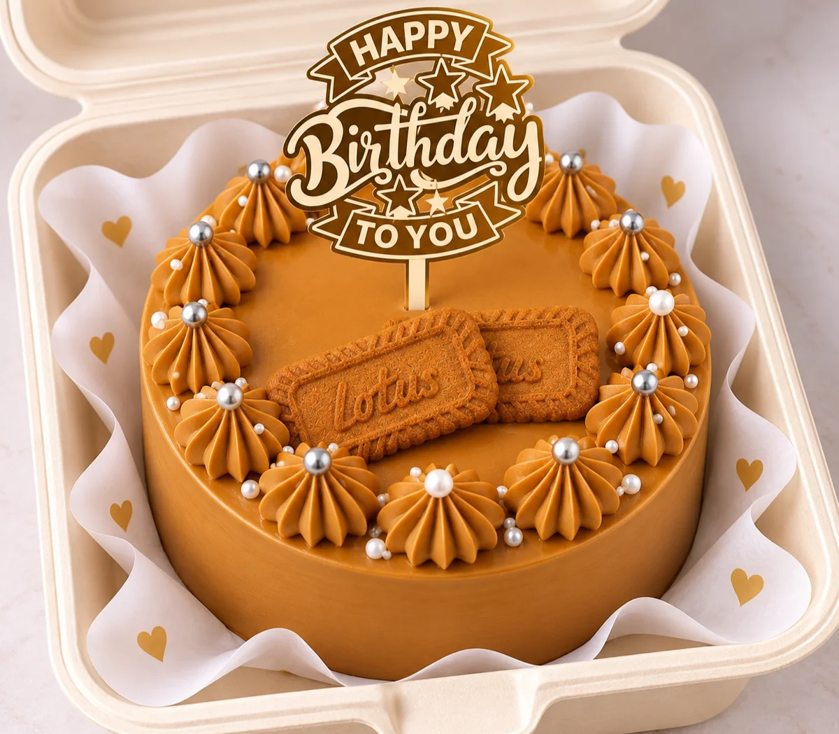 Biscoff Bento cake 225 gm