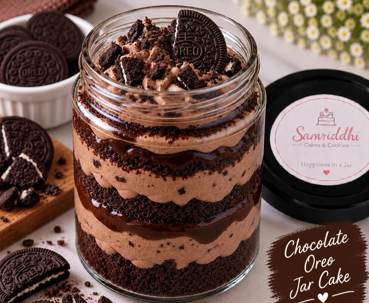 Chocolate Oreo Jar Cake 150