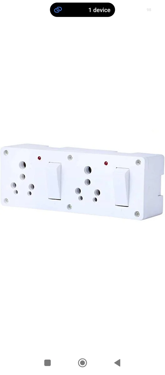 DOUBLE SWITCH SOCKET COMBINATION POWER