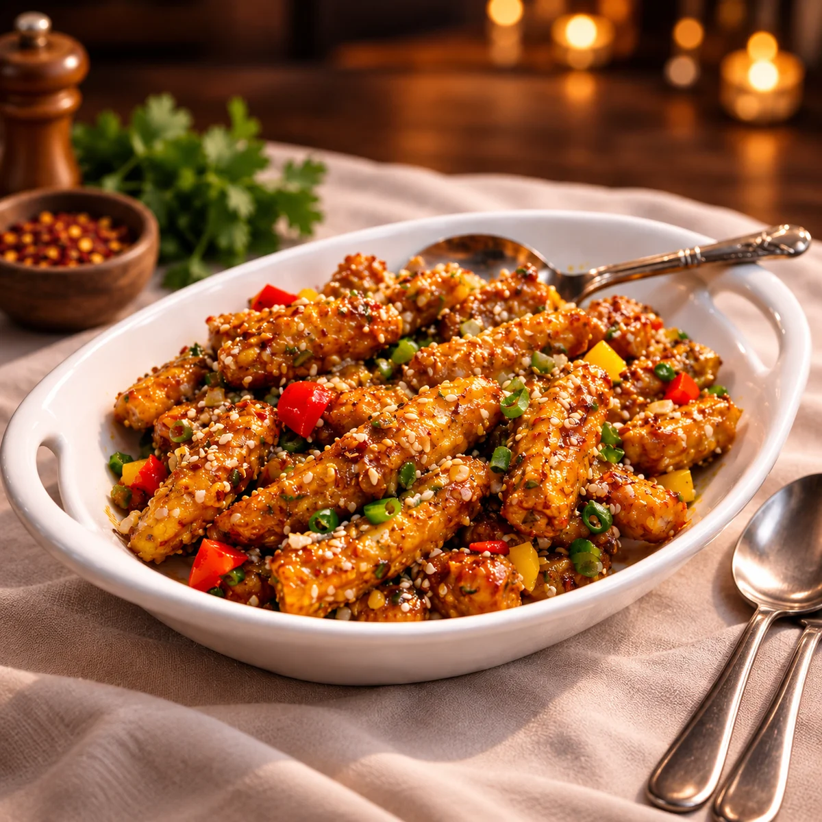 CRISPY CHILLI BABY CORN (180gm)