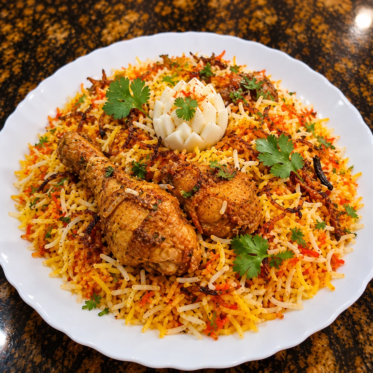 Shahi Chicken Biriyani (800gm, approx)