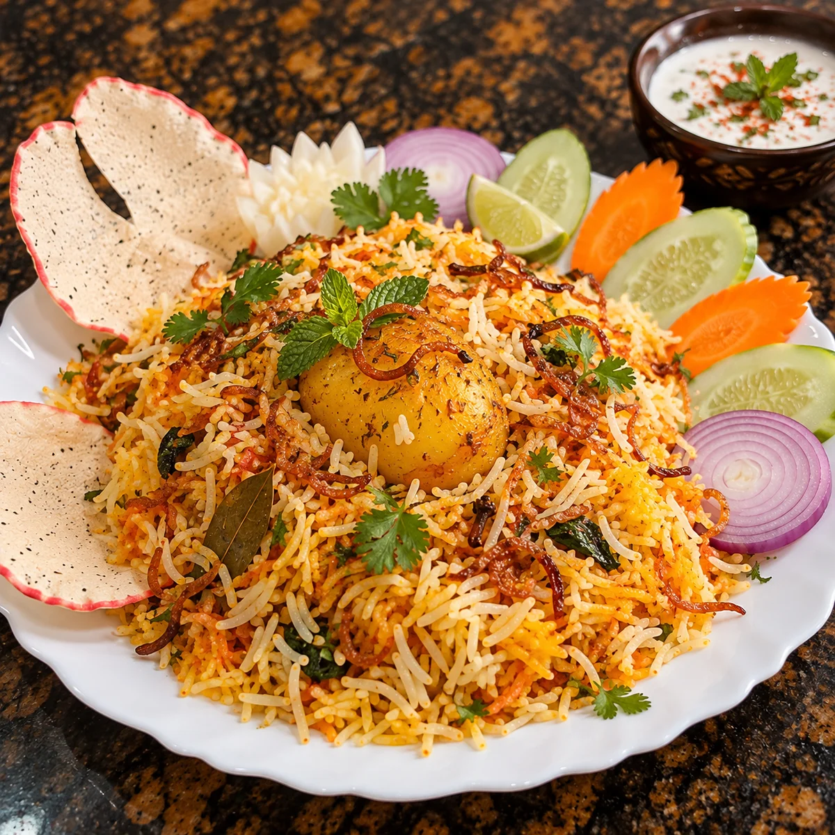 ALOO BIRIYANI (800gm approx)