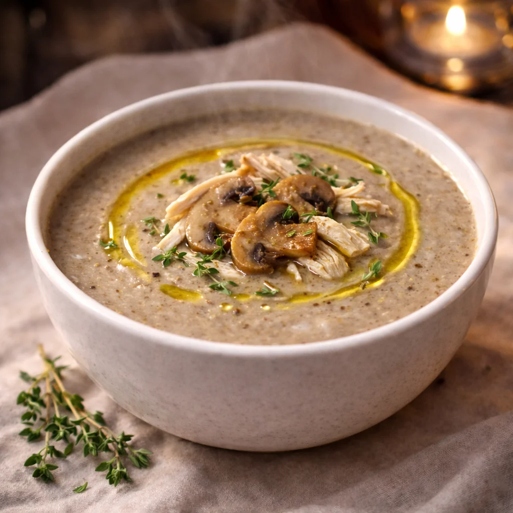 CHICKEN MUSHROOM SOUP