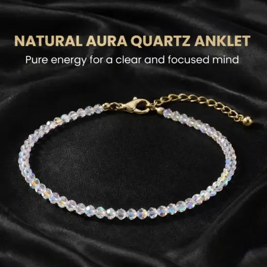 Aura Quartz Anklet