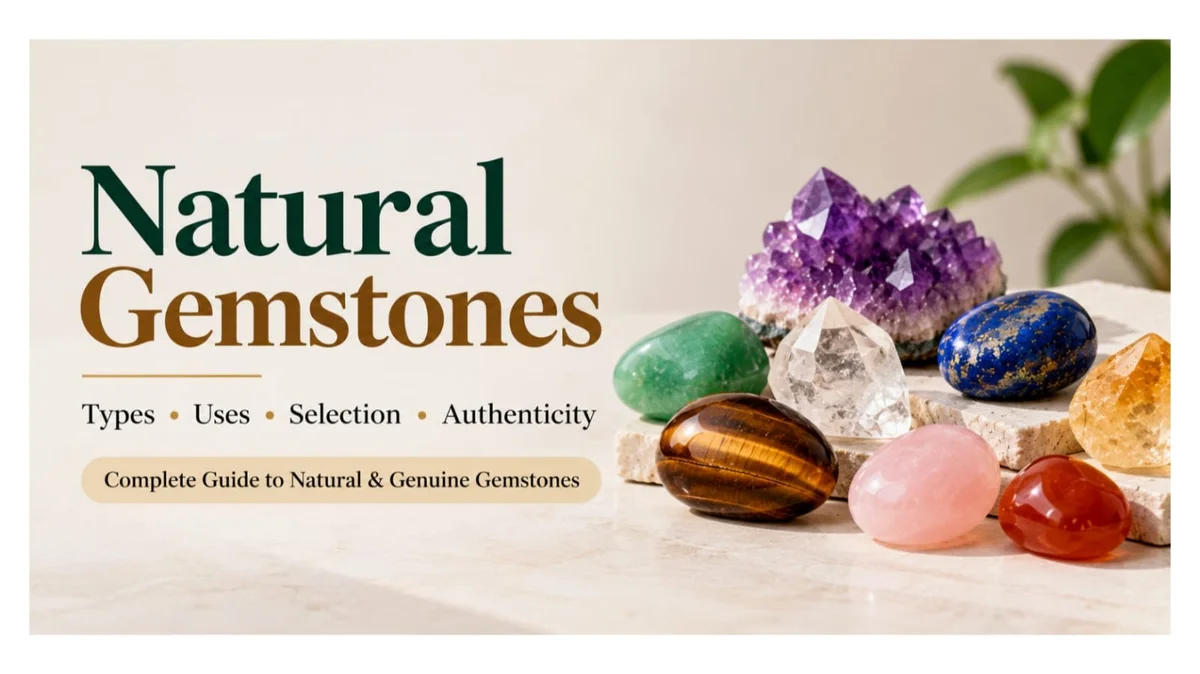 Natural Gemstones: Complete Guide to Types, Uses, Selection & Authenticity