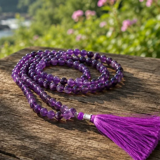 Natural Amethyst Rosary