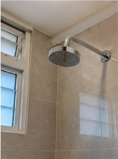 Shower Fixture & Wall Tiles