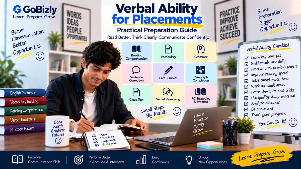 Verbal Ability for Placements: Practical Preparation Guide