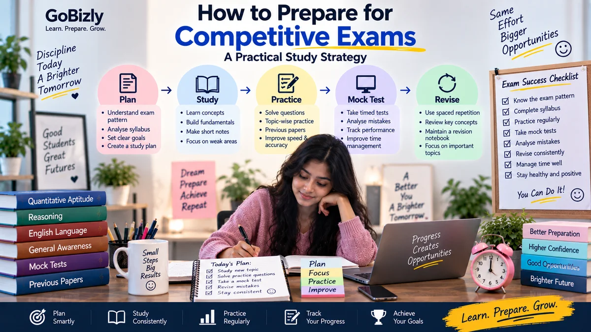 How to Prepare for Competitive Exams: A Practical Study Strategy