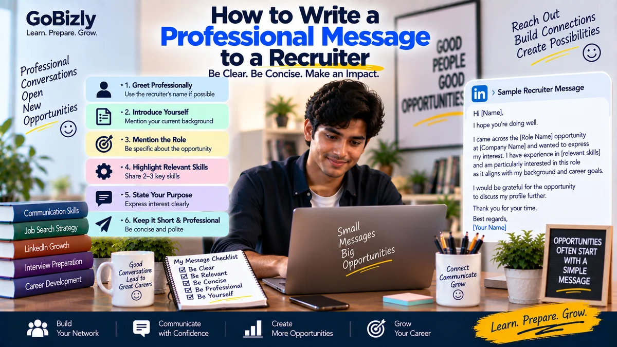 How to Write a Professional Message to a Recruiter