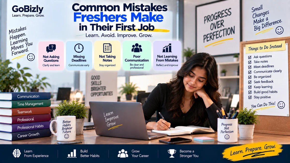 Common Mistakes Freshers Make in Their First Job